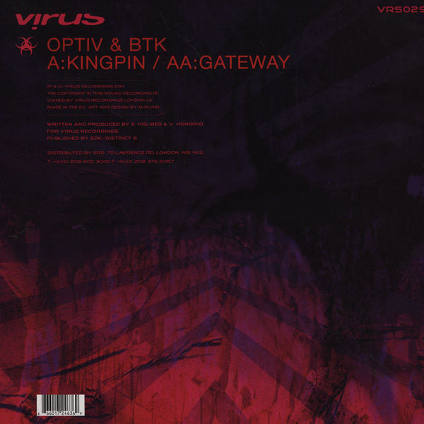 Optiv & BTK : Kingpin / Gateway (12")