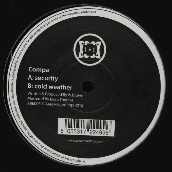 Compa : Security / Cold Weather (12", Ltd)