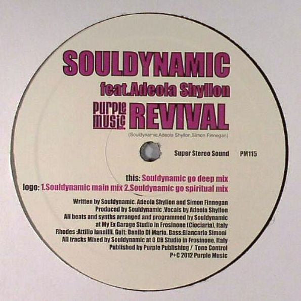 Souldynamic Feat. Adeola Shyllon : Revival (12")