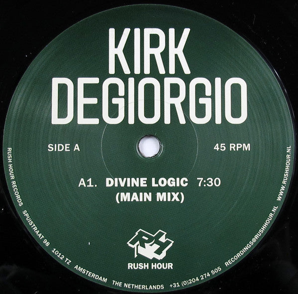Kirk Degiorgio : Divine Logic (12")