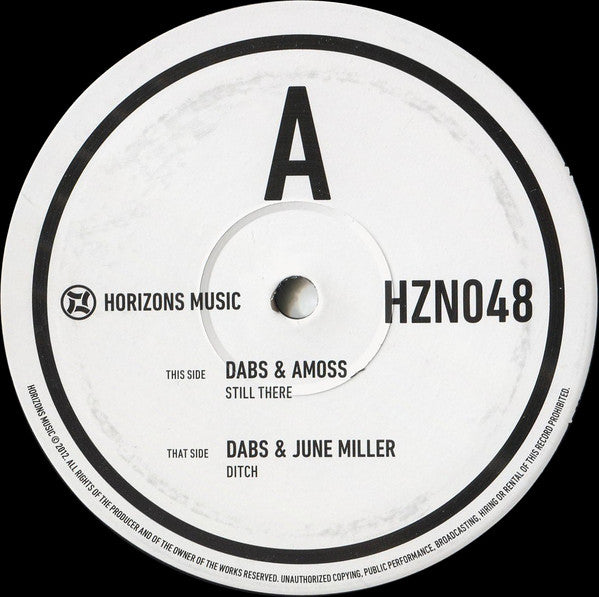 Dabs & Amoss / Dabs & June Miller : Still There / Ditch (12")