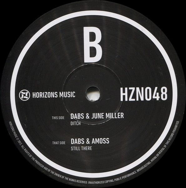 Dabs & Amoss / Dabs & June Miller : Still There / Ditch (12")