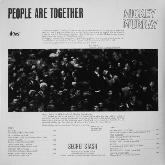 Mickey Murray : People Are Together (LP, Album, Ltd, Num, RE, Gat)