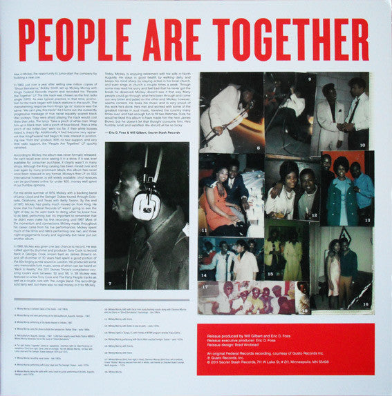 Mickey Murray : People Are Together (LP, Album, Ltd, Num, RE, Gat)