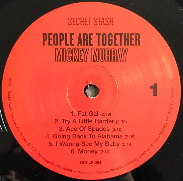 Mickey Murray : People Are Together (LP, Album, Ltd, Num, RE, Gat)
