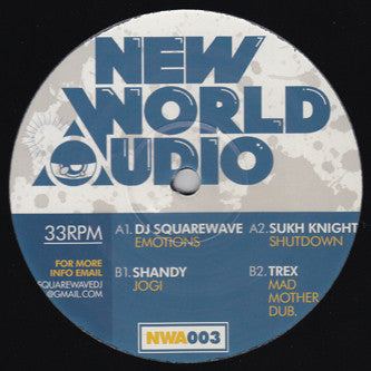 Squarewave (3) / Sukh Knight / Shandy (5) / Trex : The Shutdown EP (12", EP)