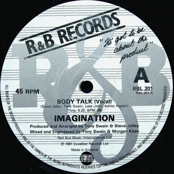 Imagination : Body Talk (12", Single)