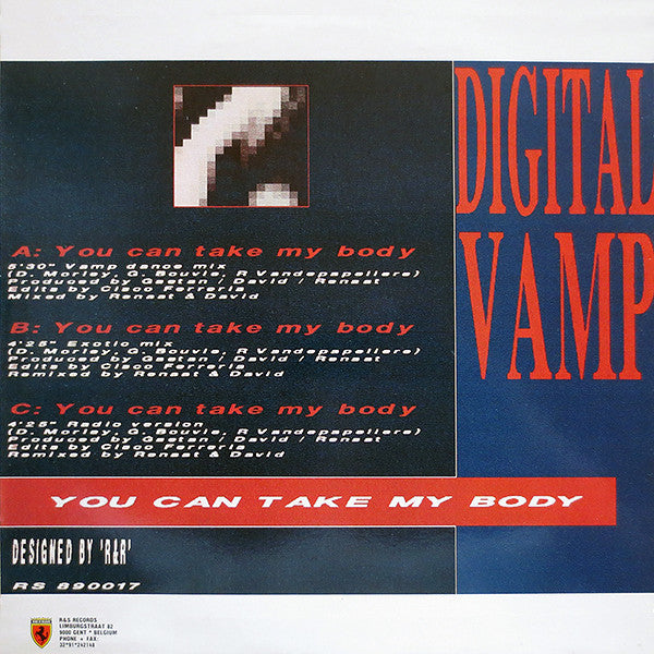 Digital Vamp : You Can Take My Body (12")
