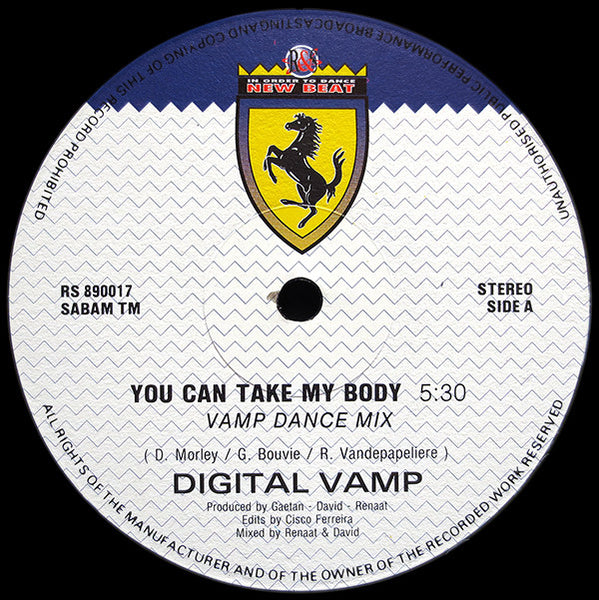 Digital Vamp : You Can Take My Body (12")