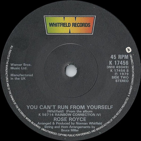 Rose Royce : Is It Love You're After (7", Single, Sol)