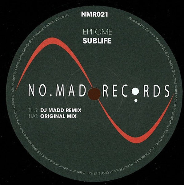 Epitome (4) : Sublife (12")