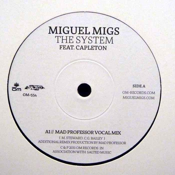 Miguel Migs feat. Capleton : The System (7")
