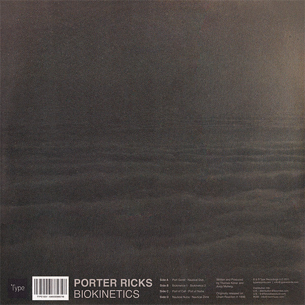 Porter Ricks : Biokinetics (2xLP, Album, Ltd, RE, RP, Blu)