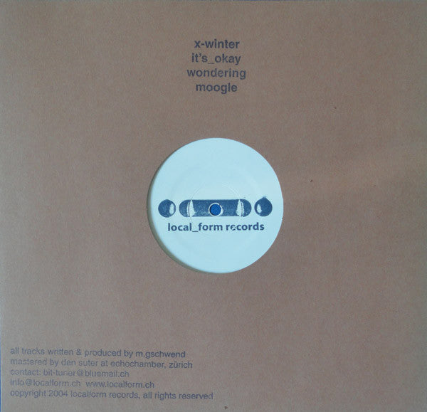 Bit-Tuner : Aspects EP (10", EP, Promo)