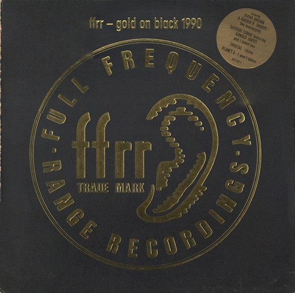 Various : FFRR - Gold On Black 1990 (LP, Comp)