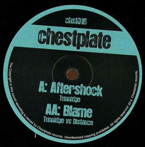 Tunnidge Vs DJ Distance : Aftershock / Blame (12")