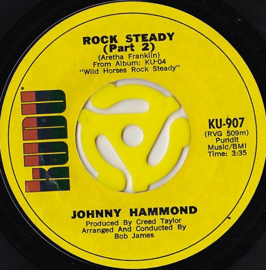 Johnny Hammond : Rock Steady (7")