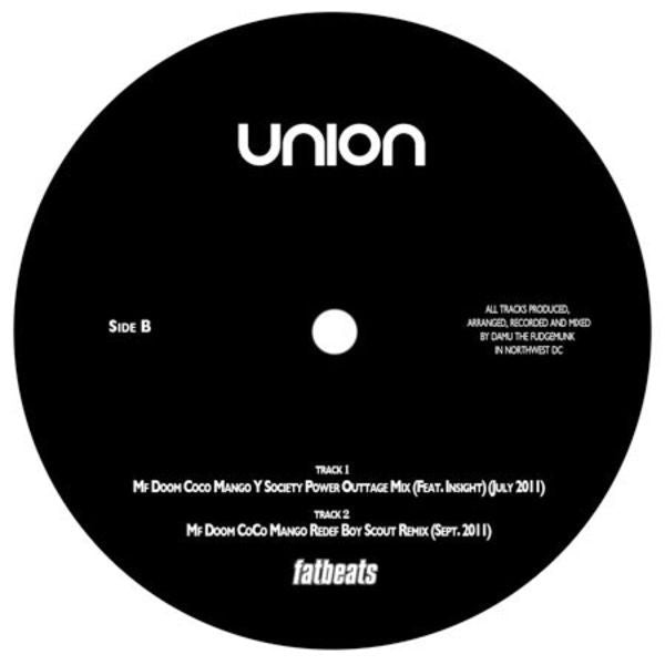 Union (16) : Wings (Redef Remix) / Coco Mango (Remixes) (7", Ltd, Whi)