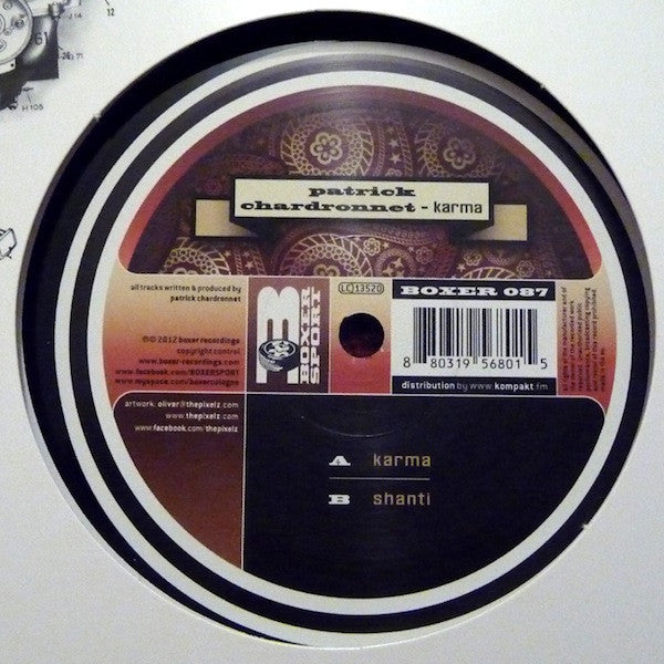 Patrick Chardronnet : Karma (12")