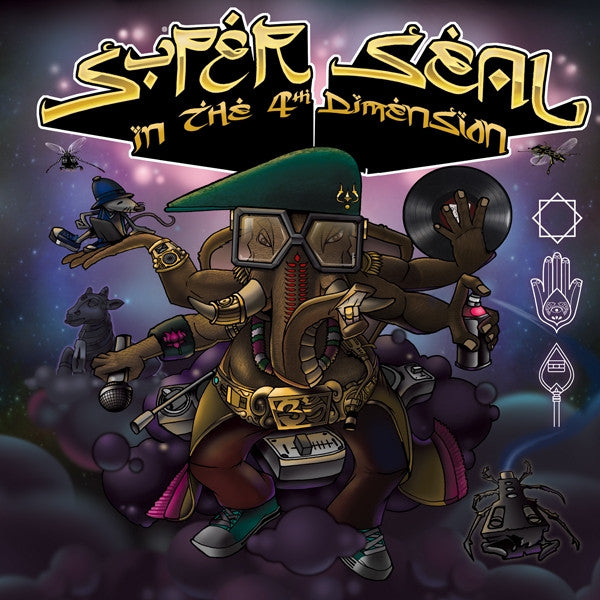 Skratchy Seal : Super Seal In The 4th Dimension (2xLP, Ltd, Glo)