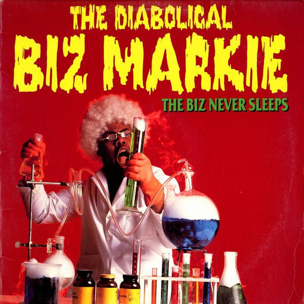 Biz Markie : The Biz Never Sleeps (LP, Album, RE)