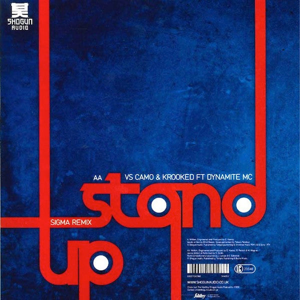 DJ Friction / DJ Friction Vs Camo & Krooked Ft Dynamite MC : Led Astray / Stand Up (Sigma Remix) (12")