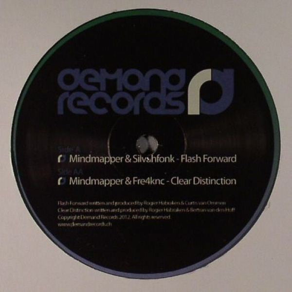 Mindmapper & Silvahfonk / Mindmapper & Fre4knc : Flash Forward / Clear Distinction (12")