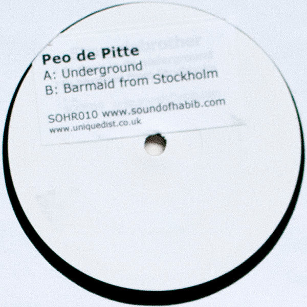 Peo De Pitte : Underground (12", W/Lbl)
