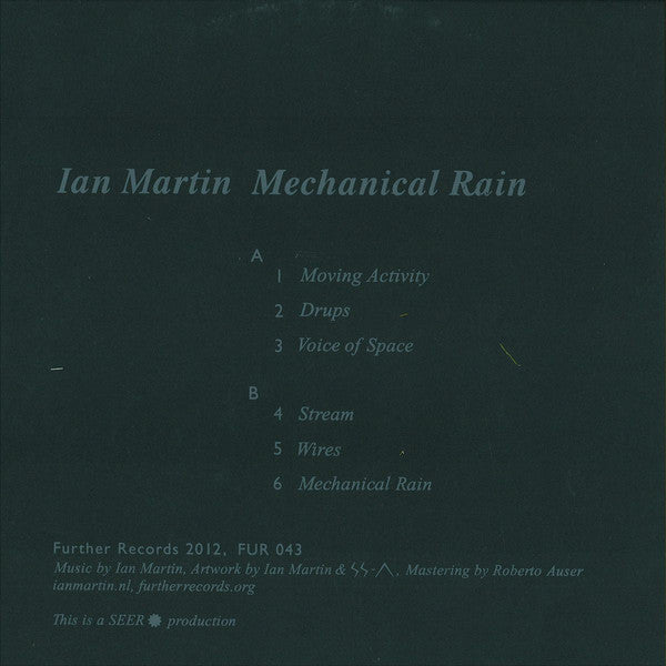 Ian Martin (5) : Mechanical Rain (LP, Album, Ltd)