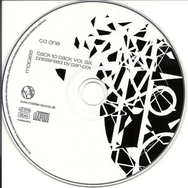 Pan-Pot : Mobilee Back To Back Vol. Six (CD, Comp + CD, Comp, Mixed + DVD)