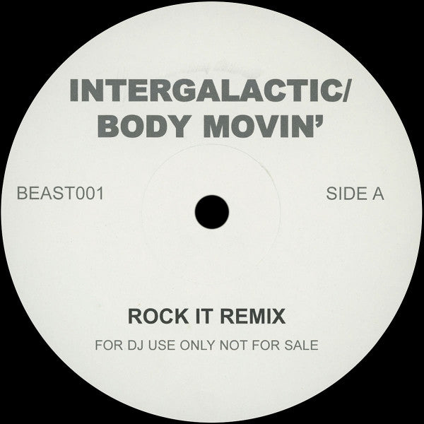 Beastie Boys : Intergalactic / Body Movin' (12", S/Sided, Promo, Unofficial)