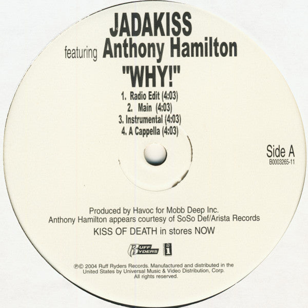 Jadakiss : Why! (12")