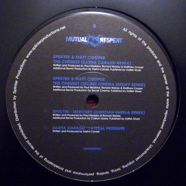 Various : Mutual Respekt Volume 3 (12")