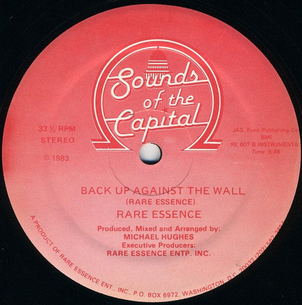 Rare Essence : Back Up Against The Wall (12")