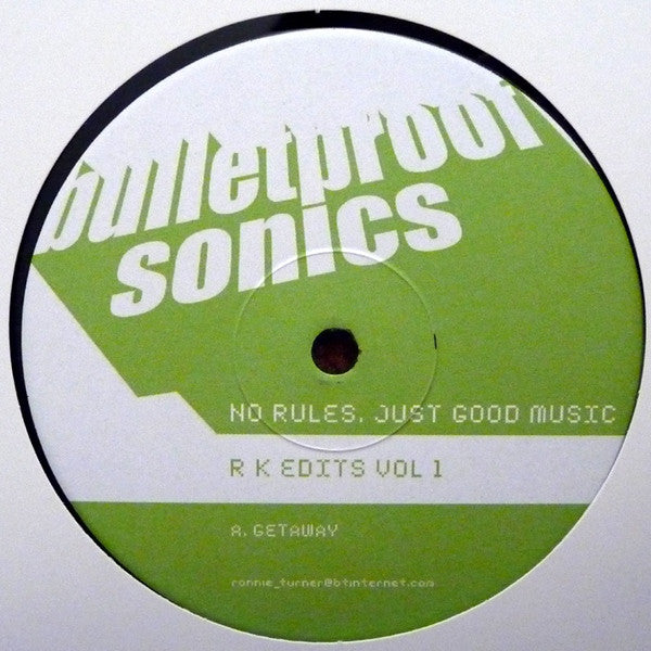 RK Edits : RK Edits Vol. 1 (12")