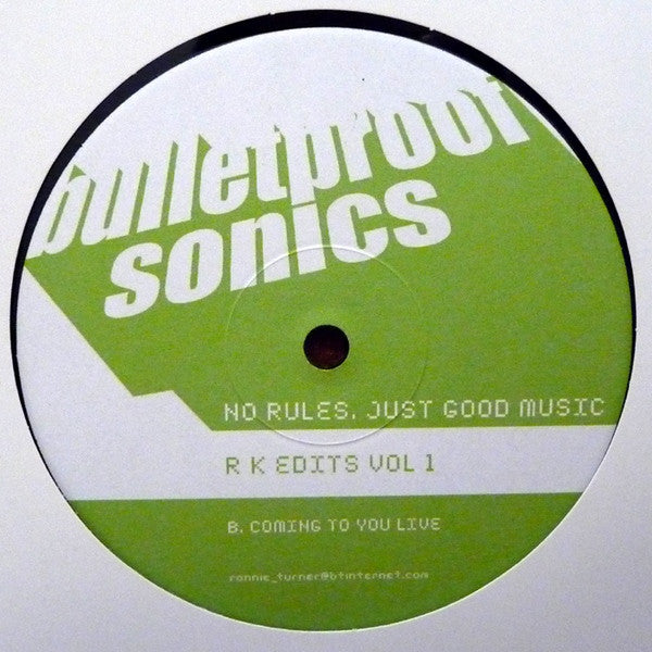 RK Edits : RK Edits Vol. 1 (12")