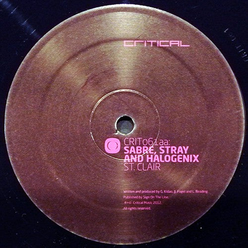 Sabre, Stray (8) And Halogenix : Oblique / St. Clair (12")