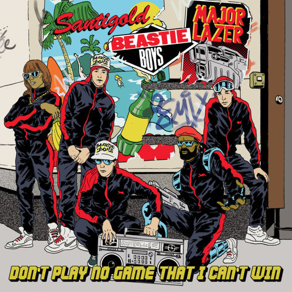 Beastie Boys Feat. Santigold & Major Lazer : Don't Play No Game That I Can't Win (7", Single, Ltd, Yel)