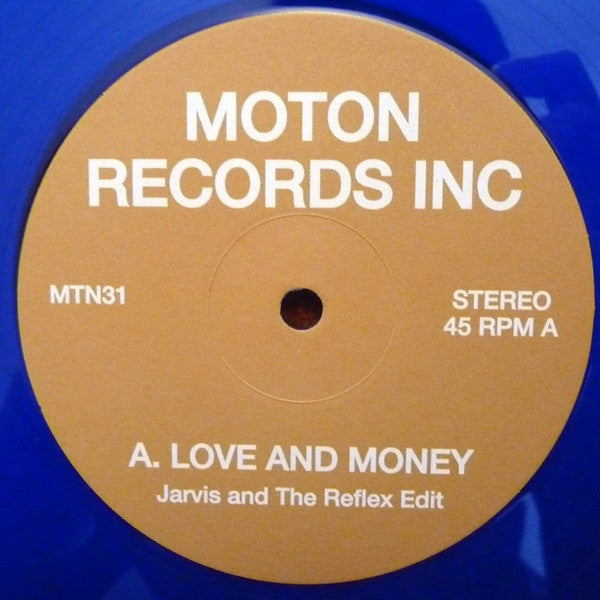 Diesel & Jarvis And The Reflex : Love & Money / On The Run (12", Unofficial, Blu)