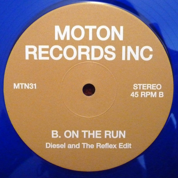 Diesel & Jarvis And The Reflex : Love & Money / On The Run (12", Unofficial, Blu)