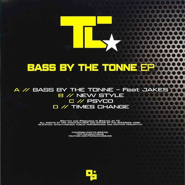 T.C. (2) : Bass By The Tonne EP (2x12")