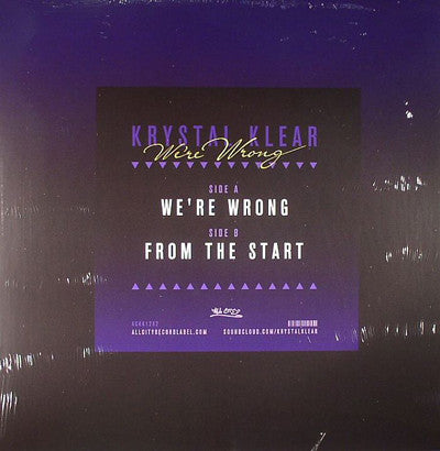 Krystal Klear : We're Wrong (12")
