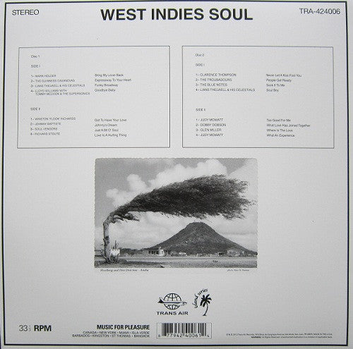 Various : West Indies Soul Volume 1 (2xLP, Comp)