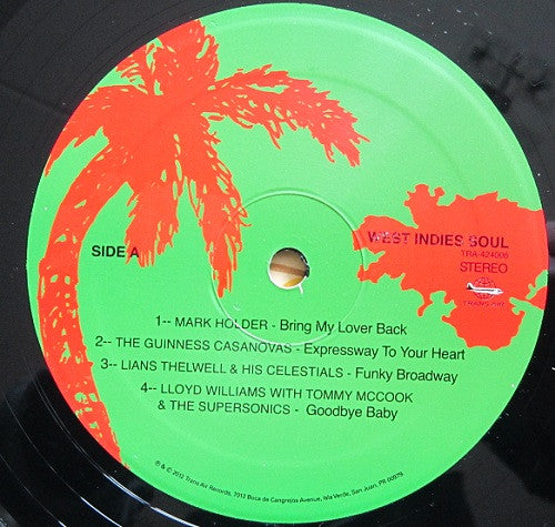 Various : West Indies Soul Volume 1 (2xLP, Comp)