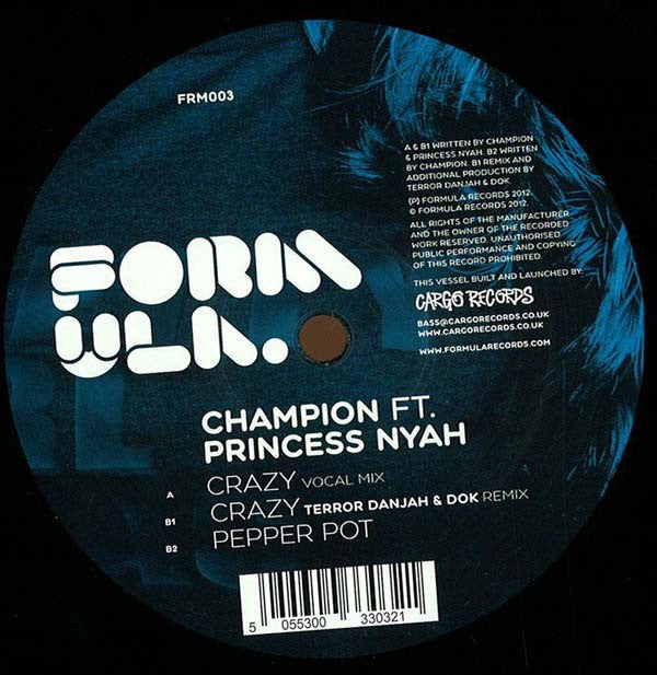 DJ Champion (3) Ft. Princess Nyah : Crazy (12")