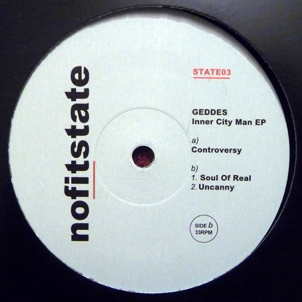 Geddes : Inner City Man EP (12", EP)