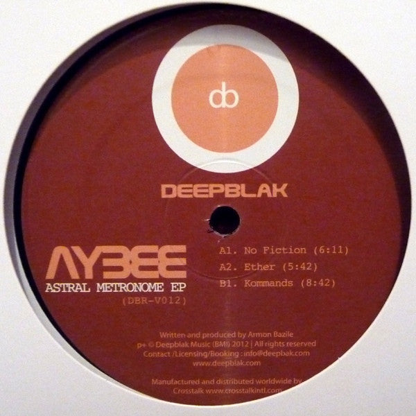 Aybee : Astral Metronome EP (12", EP)