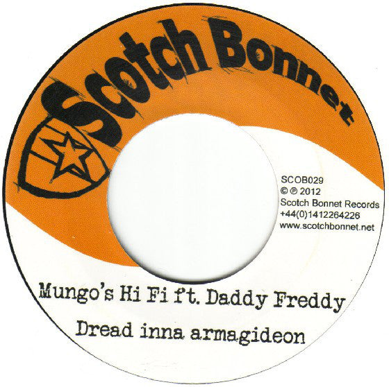 Mungo's Hi-Fi Ft. Daddy Freddy : Dread Inna Armagideon / Dutty Diseases Riddim (7")