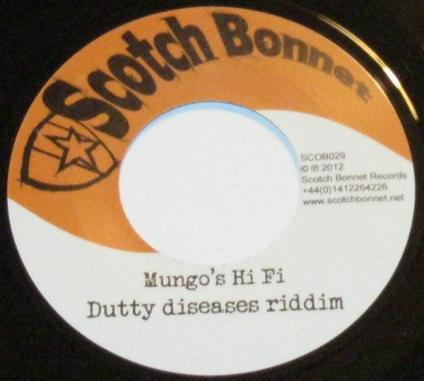 Mungo's Hi-Fi Ft. Daddy Freddy : Dread Inna Armagideon / Dutty Diseases Riddim (7")