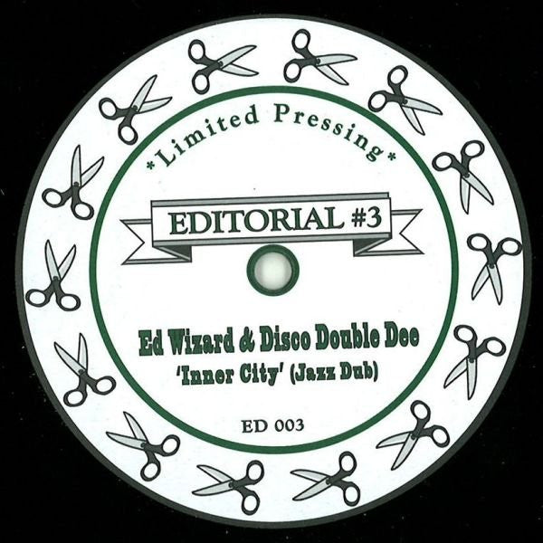 Ed Wizard & Disco Double Dee / Virgin Magnetic Material : Editorial #3 (12", Ltd)